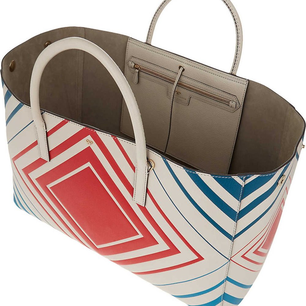 ANYA HINDMARCH Ebury Diamonds Featherweight Tote - Picture 6 of 16